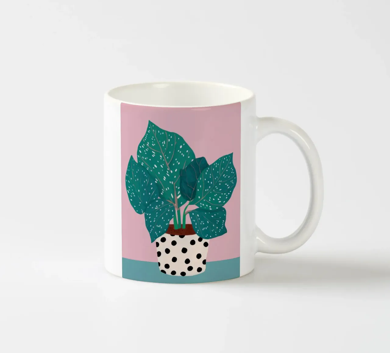 Pianta a pois tazza in ceramica da Flock Reverie