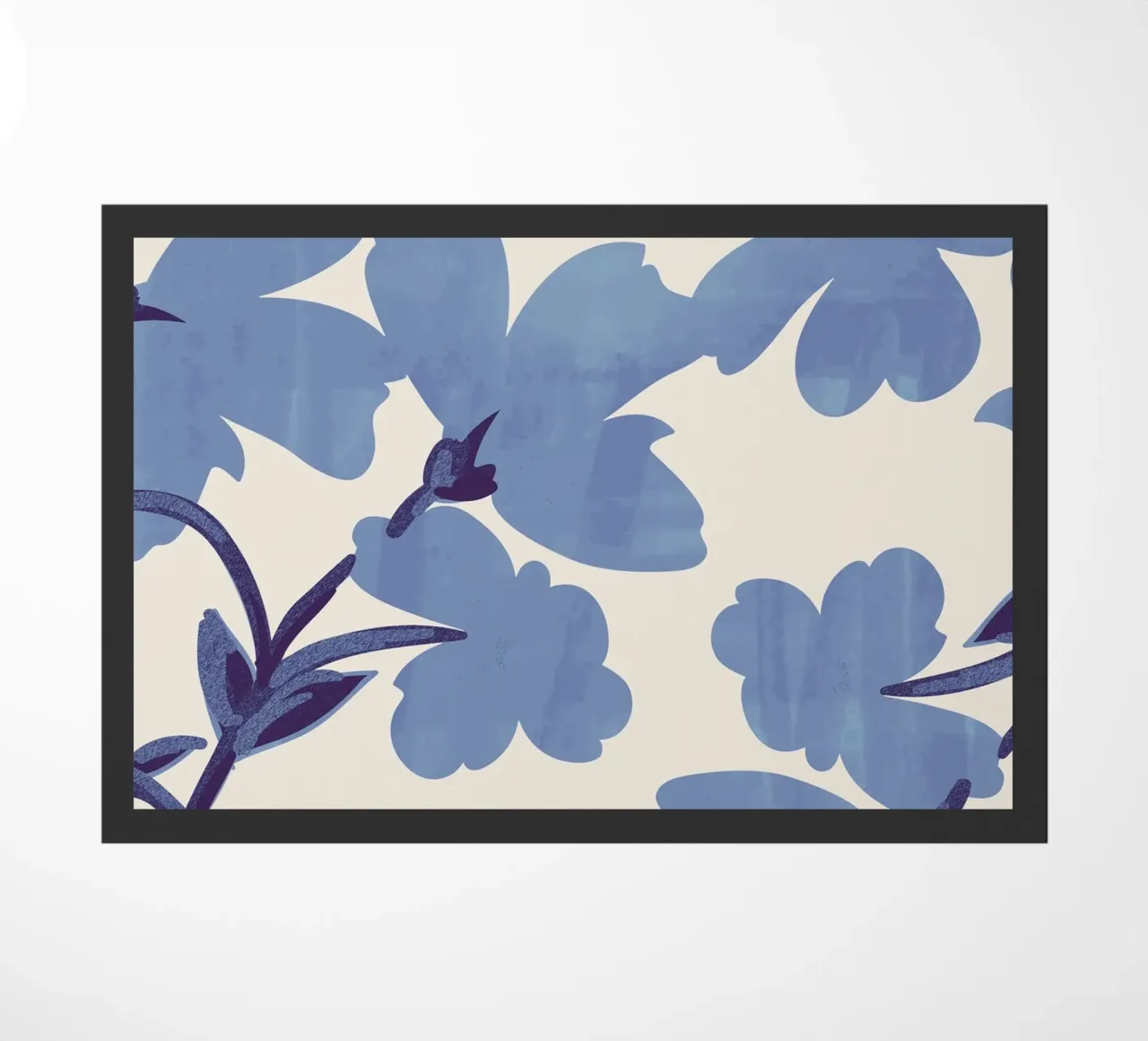 Fiori blu chiaro zerbino da ThingDesign