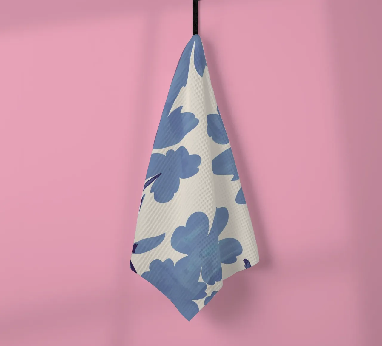 Fiori blu chiaro canovaccio da cucina da ThingDesign