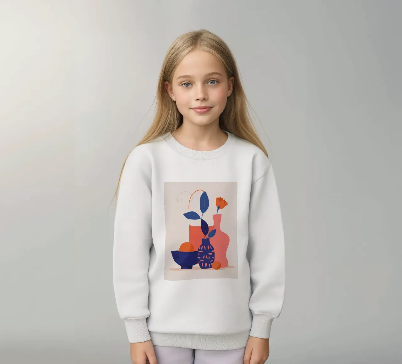 Frutta e fiori minimalisti felpa bambino da Ink Pulse