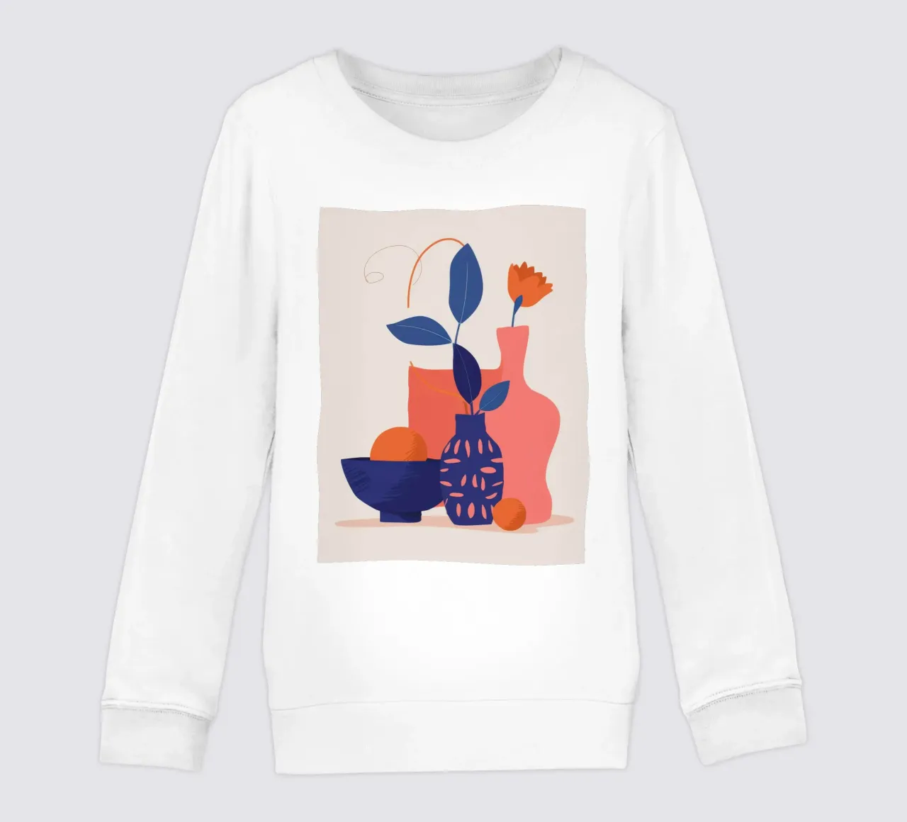Frutta e fiori minimalisti felpa bambino da Ink Pulse