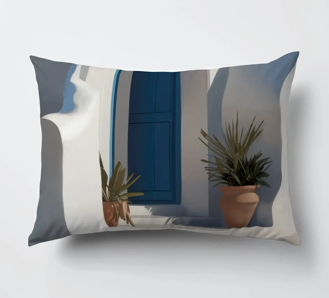 Santorini Blue Door cuscino da Flock Reverie