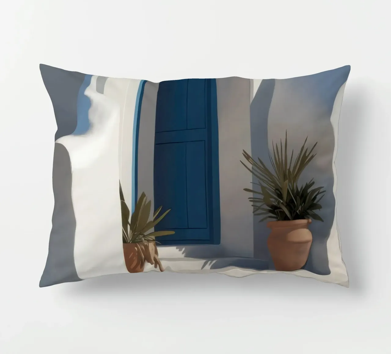 Santorini Blue Door cuscino da Flock Reverie