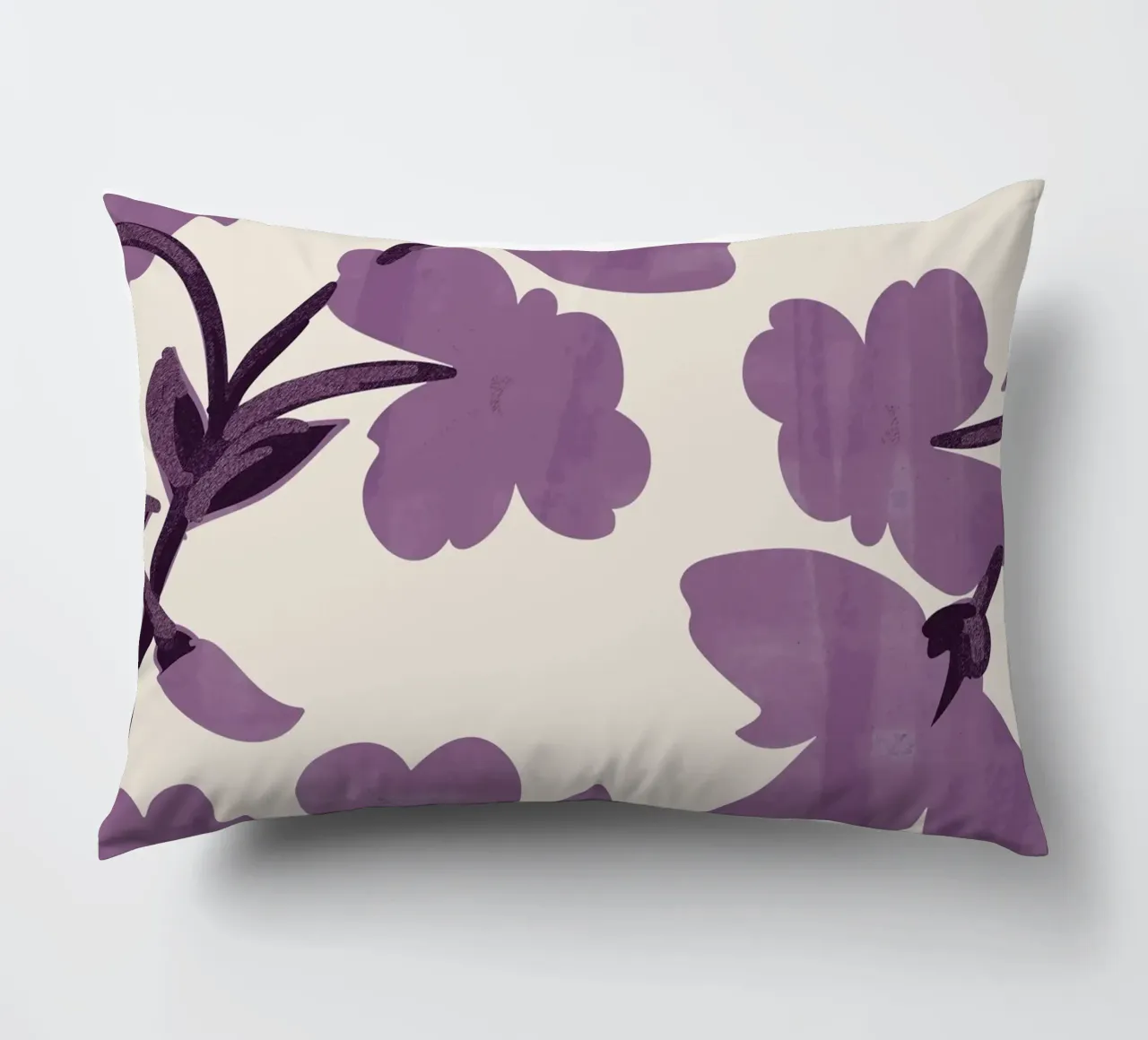 Fiori viola cuscino da ThingDesign