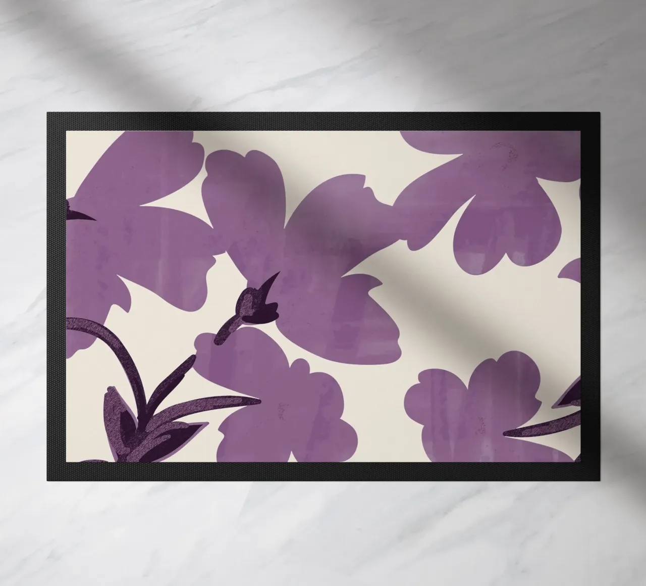 Fiori viola zerbino da ThingDesign
