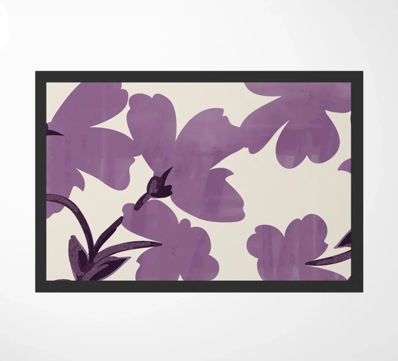 Fiori viola zerbino da ThingDesign