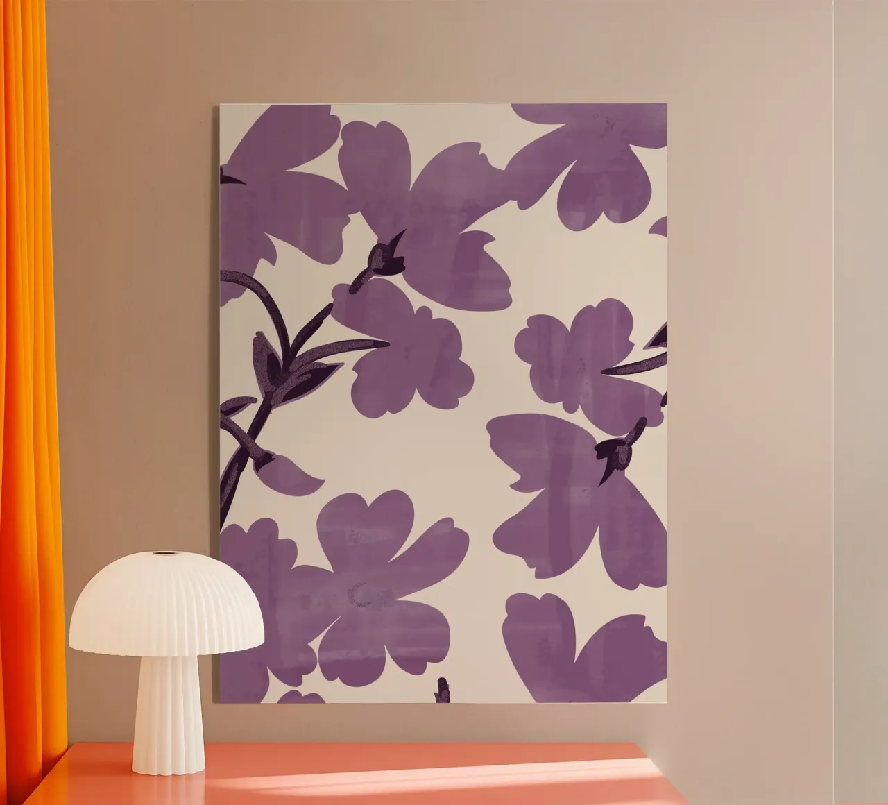 Fiori viola plexiglass da ThingDesign
