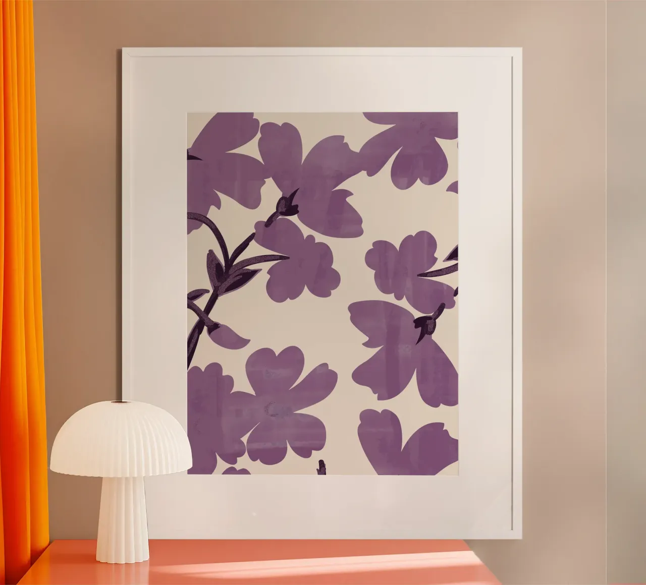 Fiori viola poster da ThingDesign