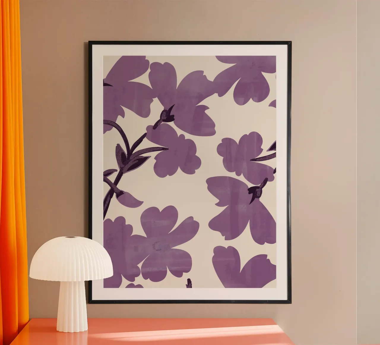 Fiori viola poster da ThingDesign