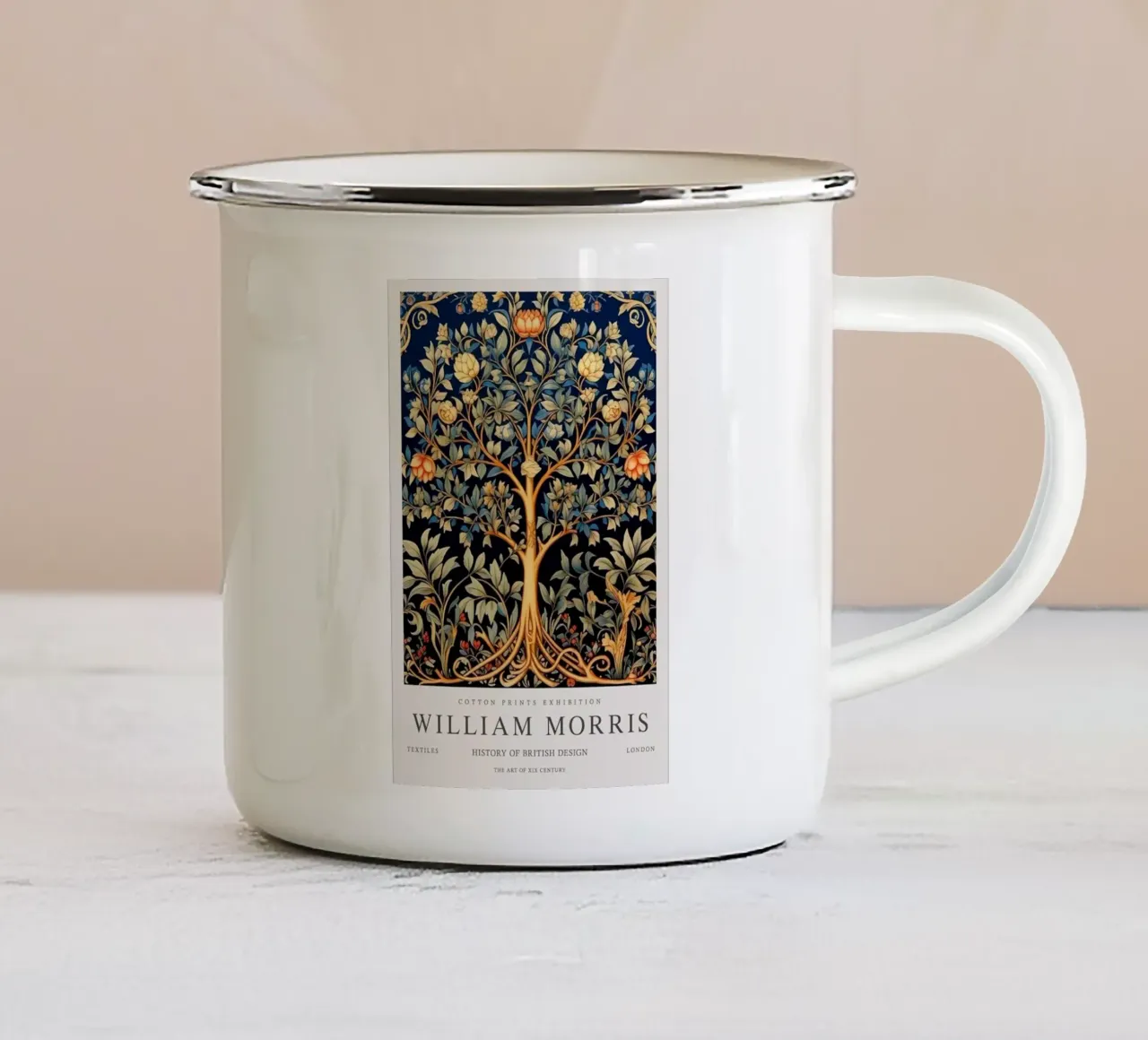 William Morris Albero di Lush tazza in smalto da ART LEGEND ORIGINAL