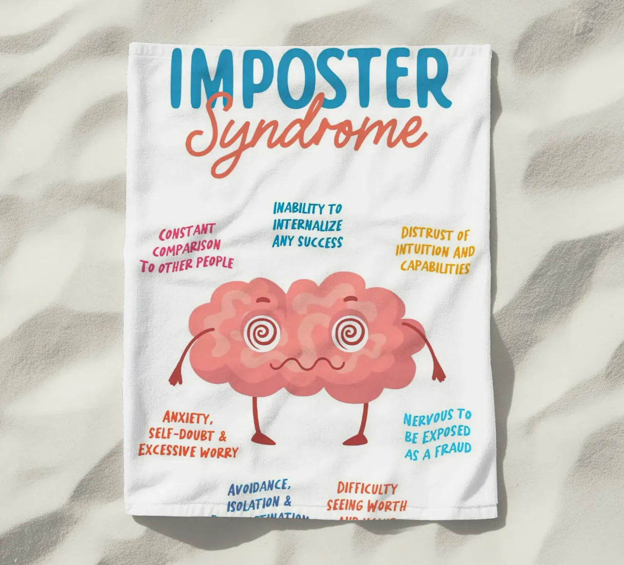 sindrome dell'impostore telo mare da Eva Rogers