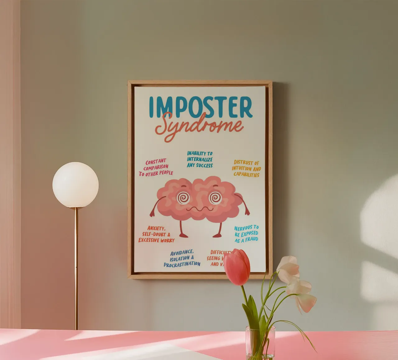 sindrome dell'impostore tela da Eva Rogers