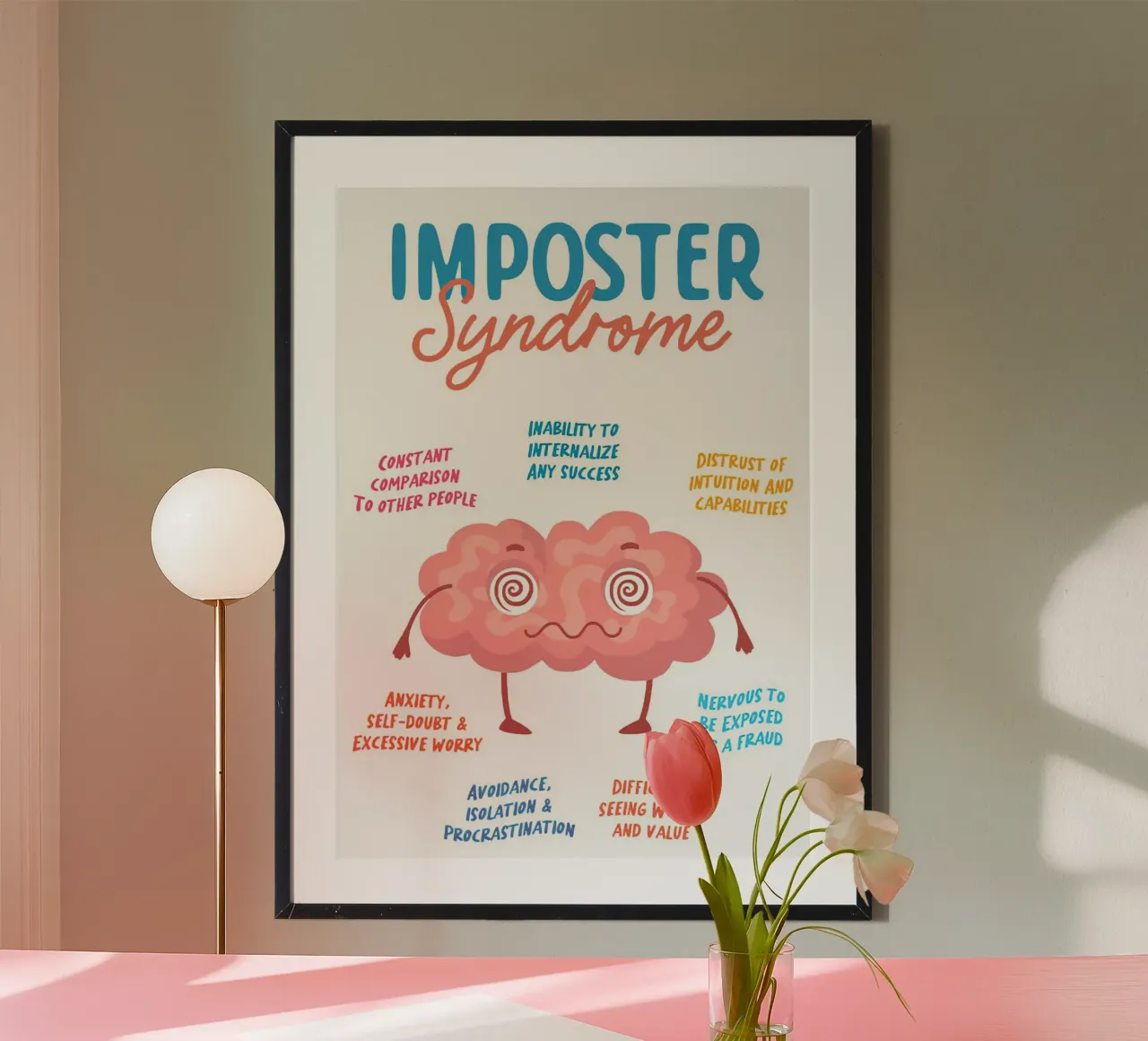 sindrome dell'impostore carta hahnemühle da Eva Rogers