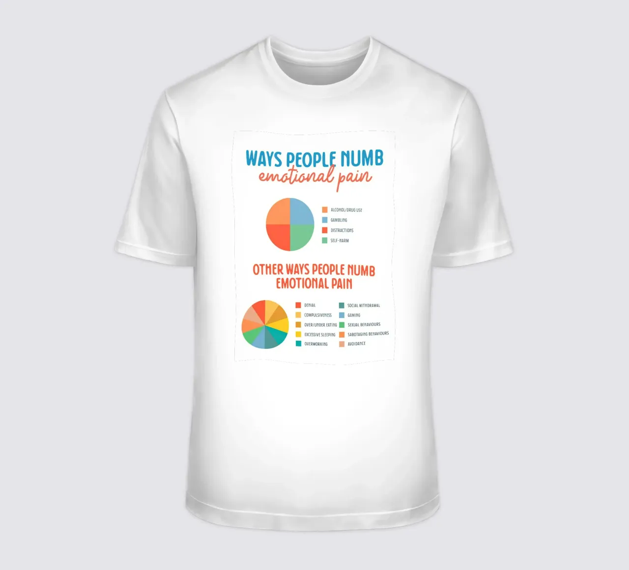 modi in cui le persone intorpidiscono la coppia emotiva t-shirt da Eva Rogers