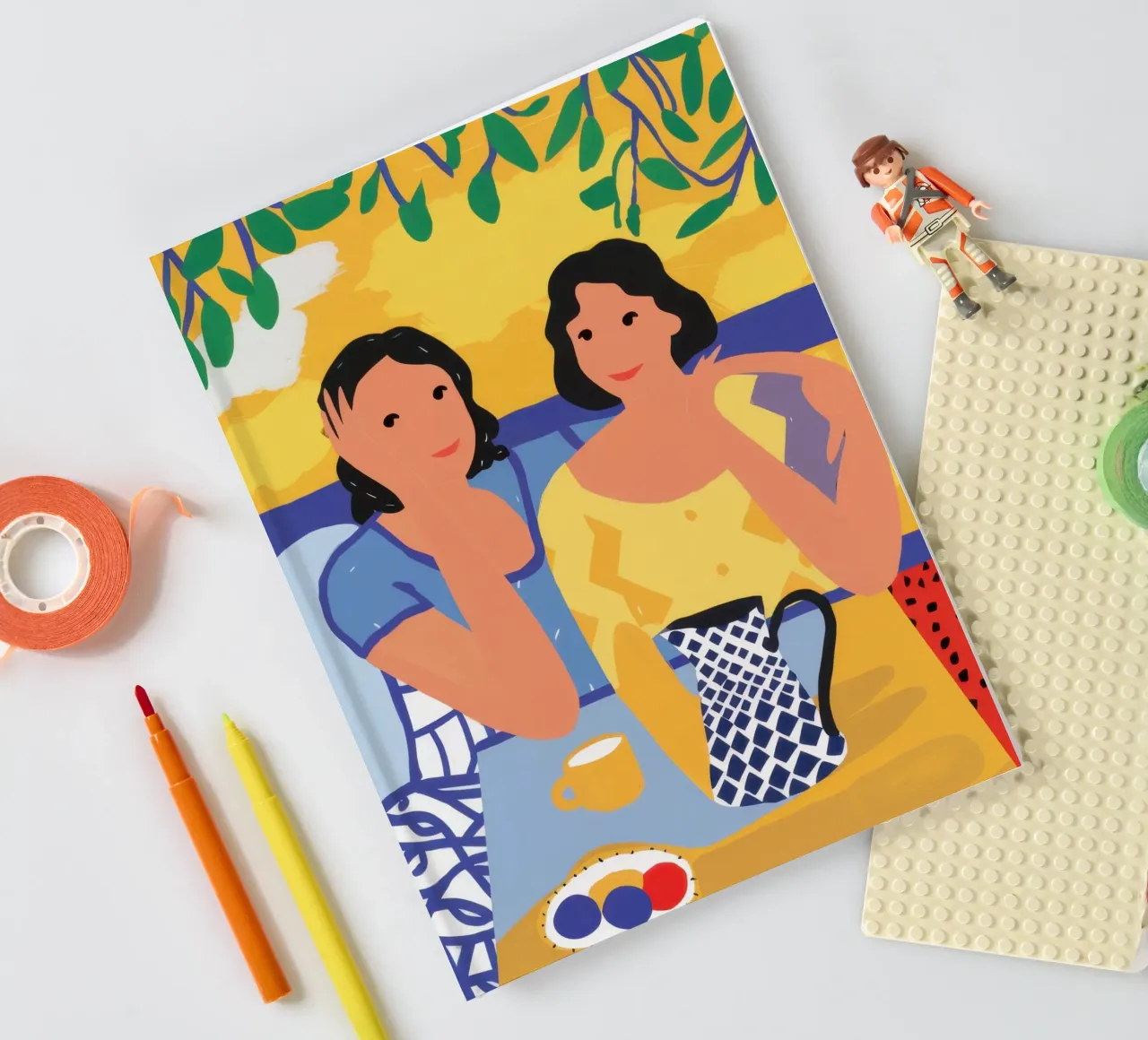 Sharing a Drink notebook by Flock Reverie