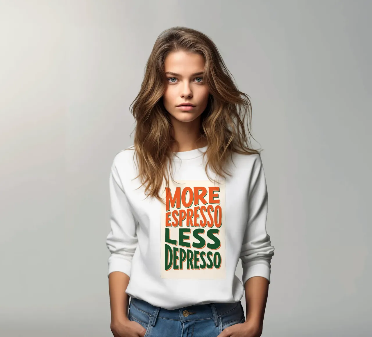 More Espresso, Less Depresso - Espresso Yourself felpa da KUNSTstück