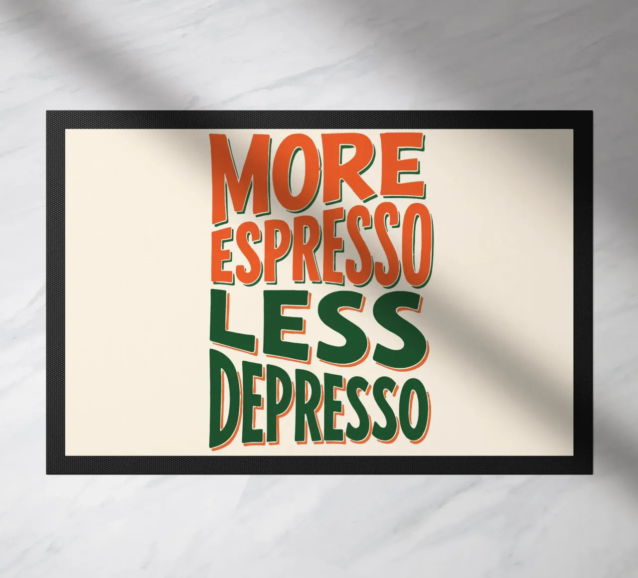 More Espresso, Less Depresso - Espresso Yourself zerbino da KUNSTstück