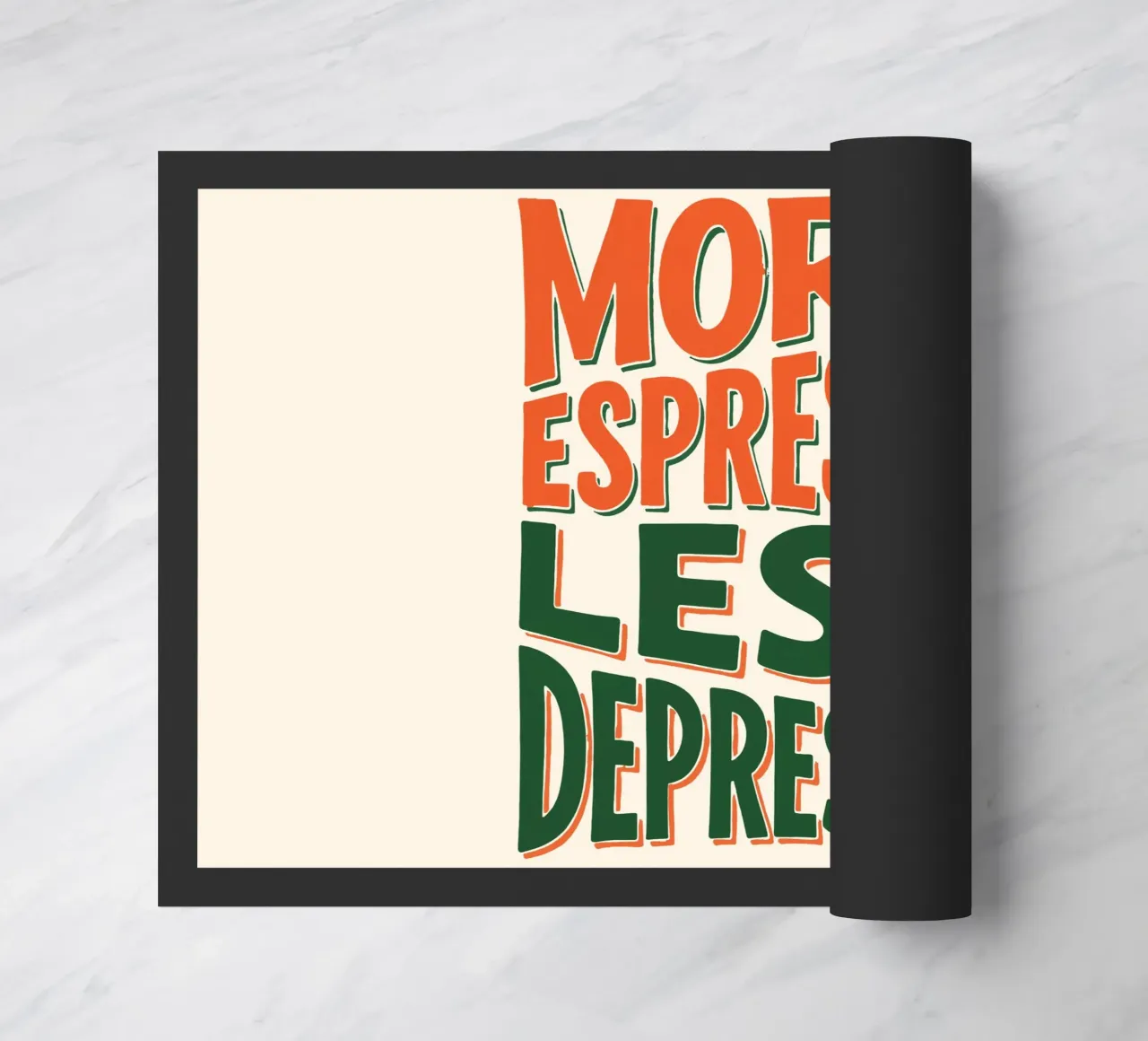 More Espresso, Less Depresso - Espresso Yourself zerbino da KUNSTstück