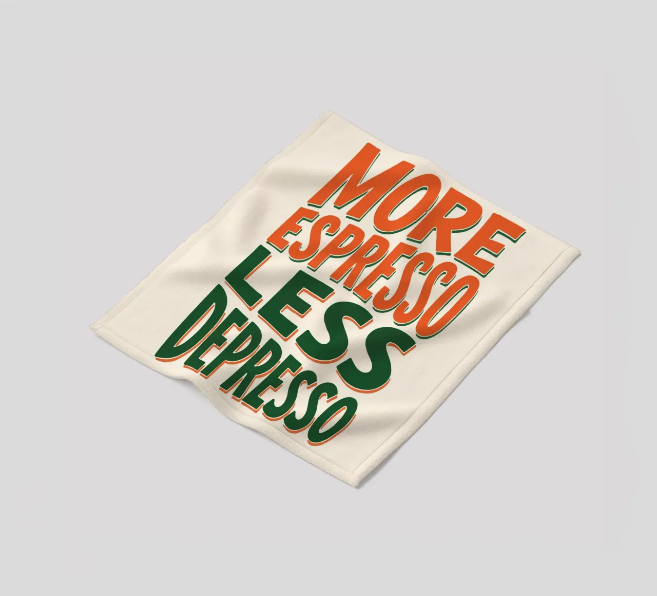 More Espresso, Less Depresso - Espresso Yourself coperta in pile da KUNSTstück