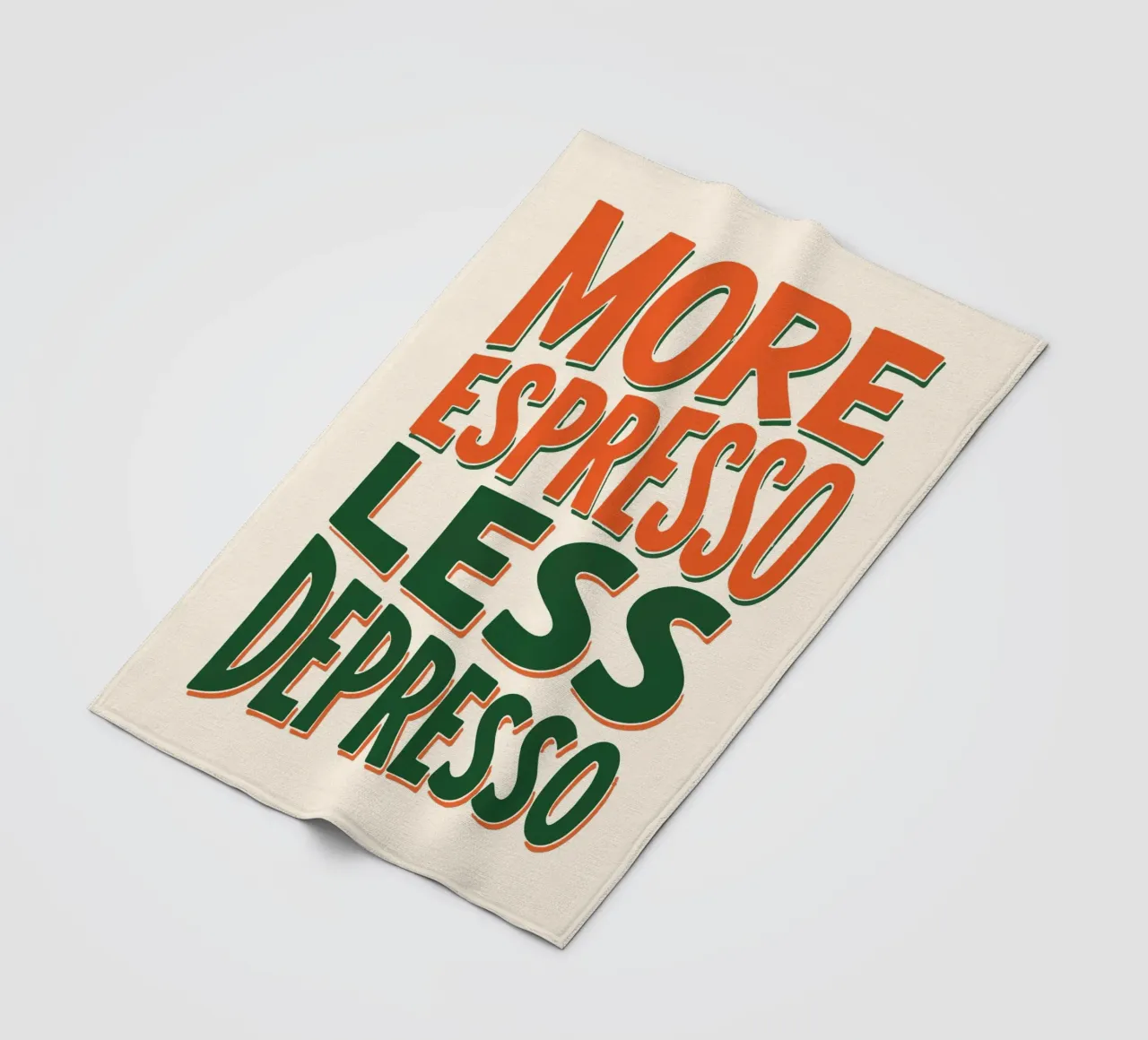 More Espresso, Less Depresso - Espresso Yourself coperta in pile da KUNSTstück