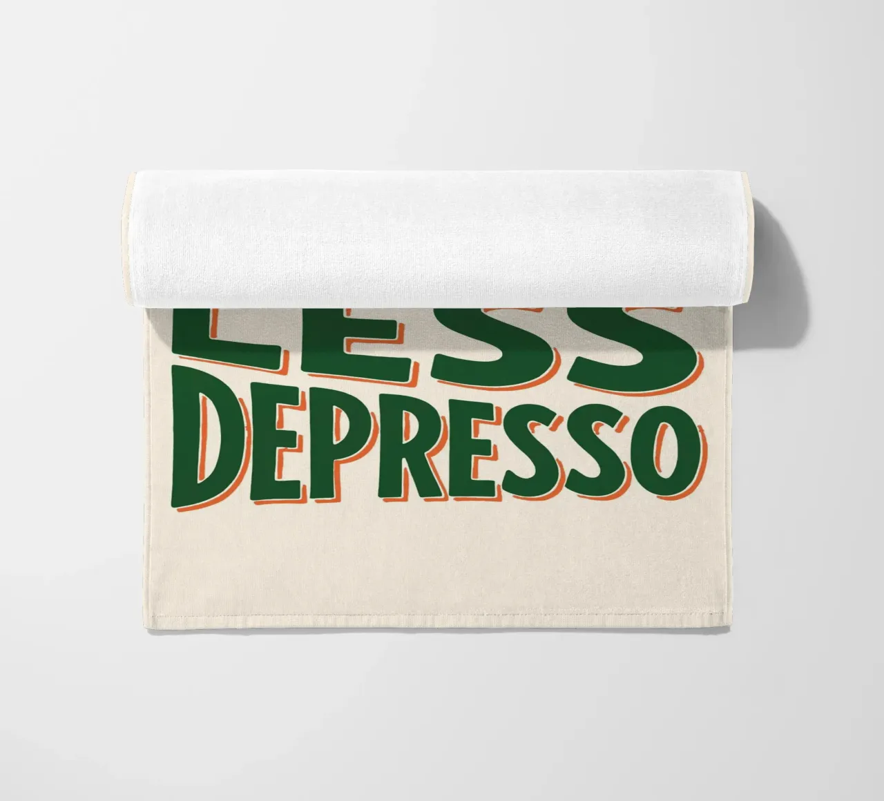 More Espresso, Less Depresso - Espresso Yourself telo mare da KUNSTstück