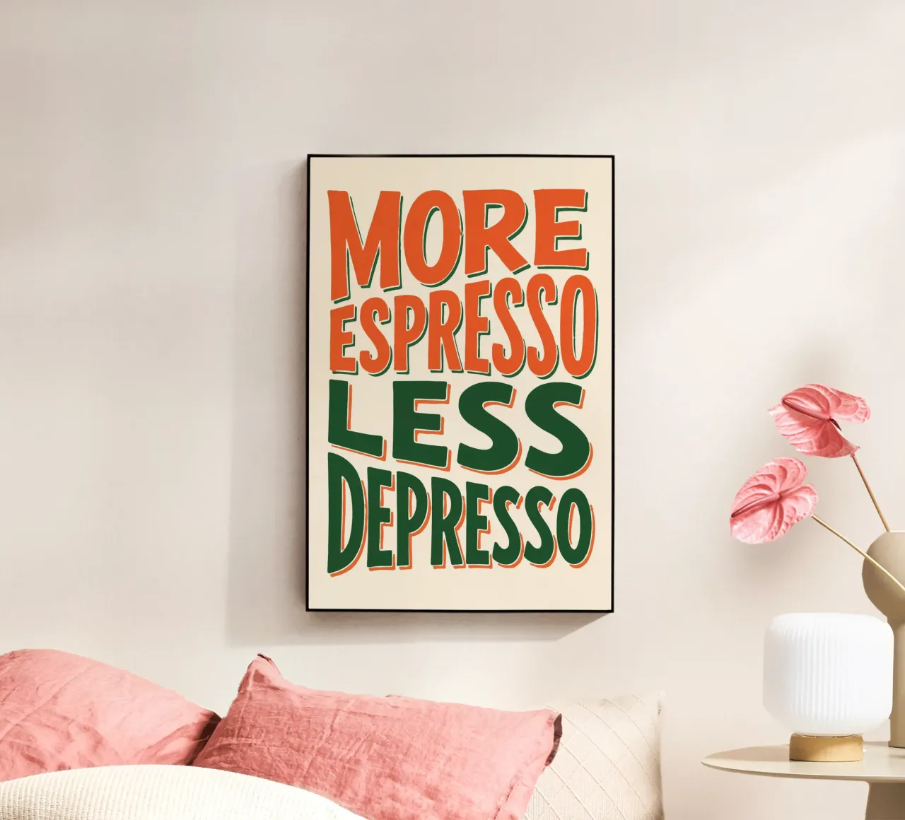 More Espresso, Less Depresso - Espresso Yourself plexiglass da KUNSTstück