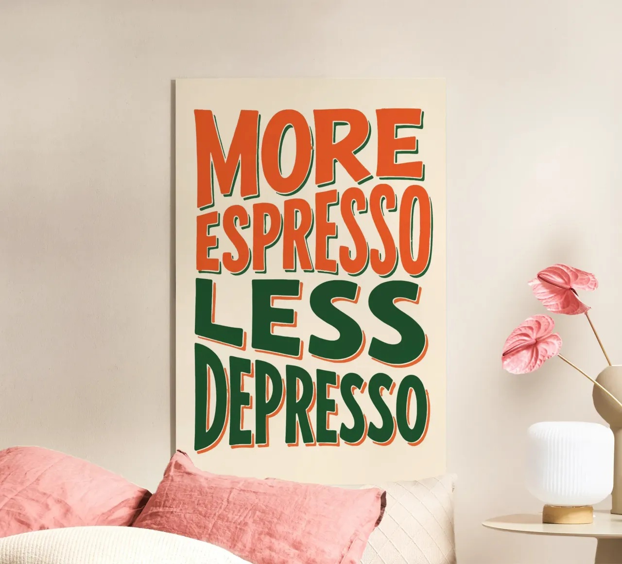 More Espresso, Less Depresso - Espresso Yourself plexiglass da KUNSTstück