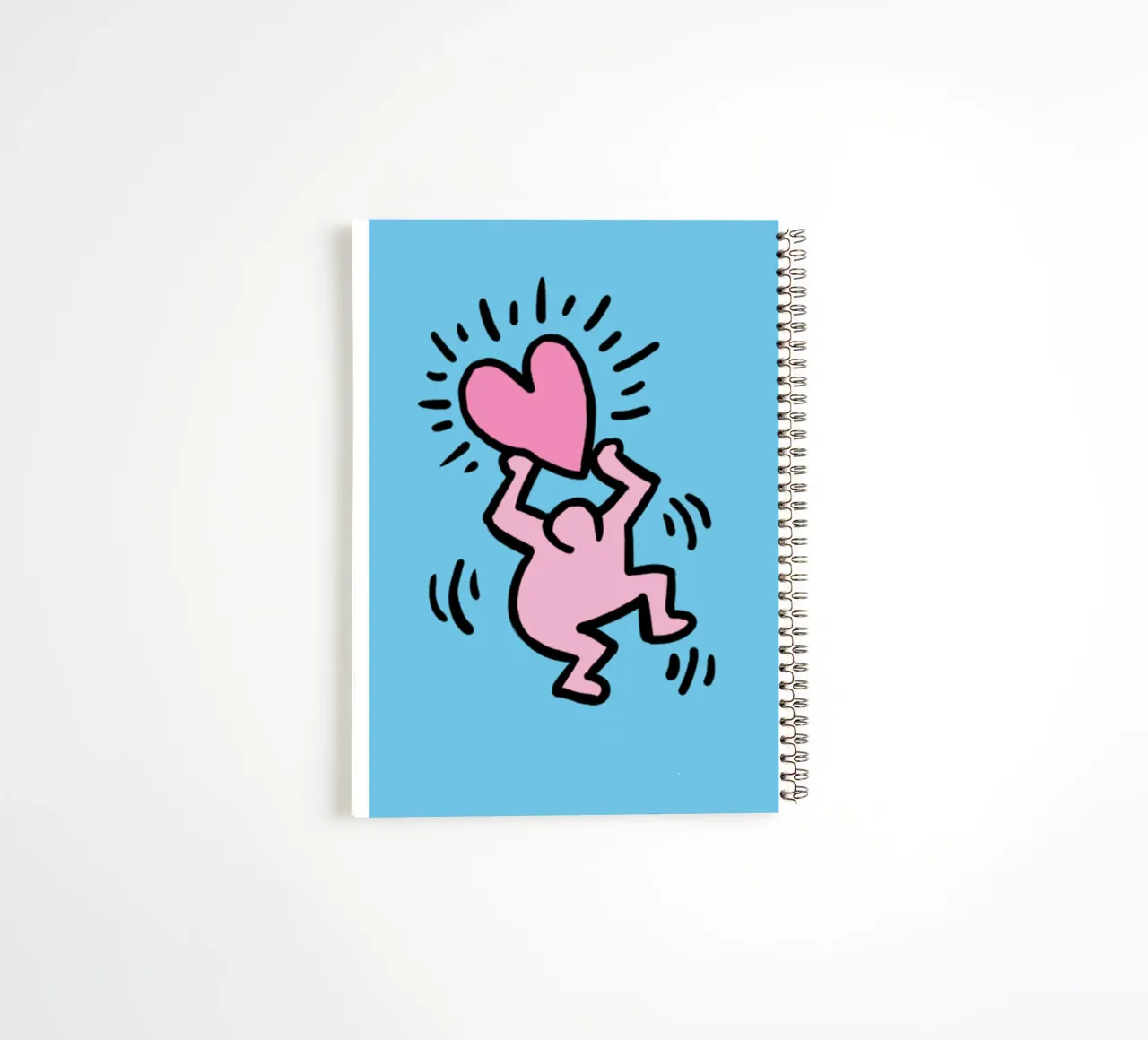 Un amore di popolo - Keith Haring diario ad anelli da SRI WEDARI GALLERY