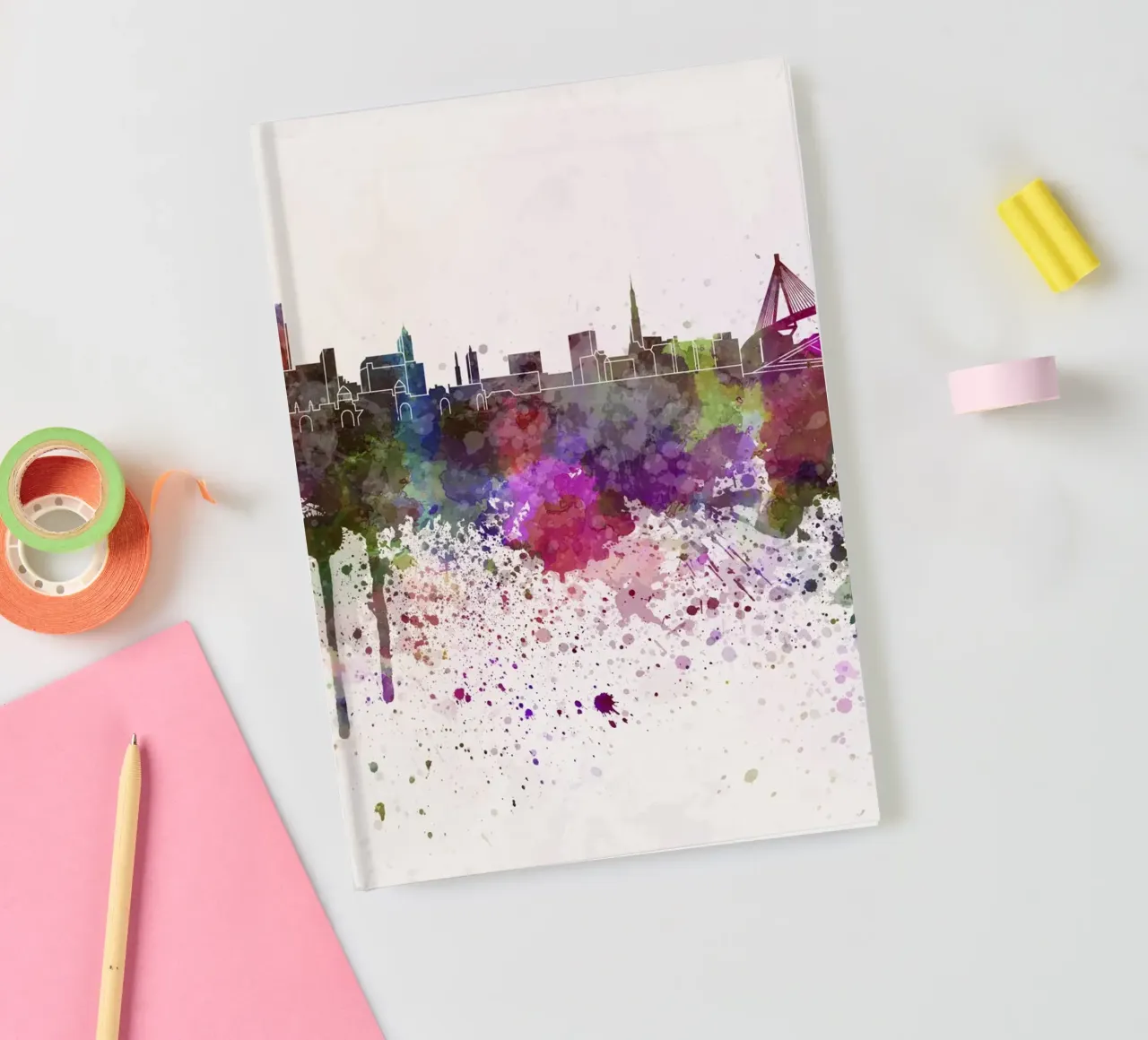 Lo skyline di Amburgo diario da 🎨 Point and Art
