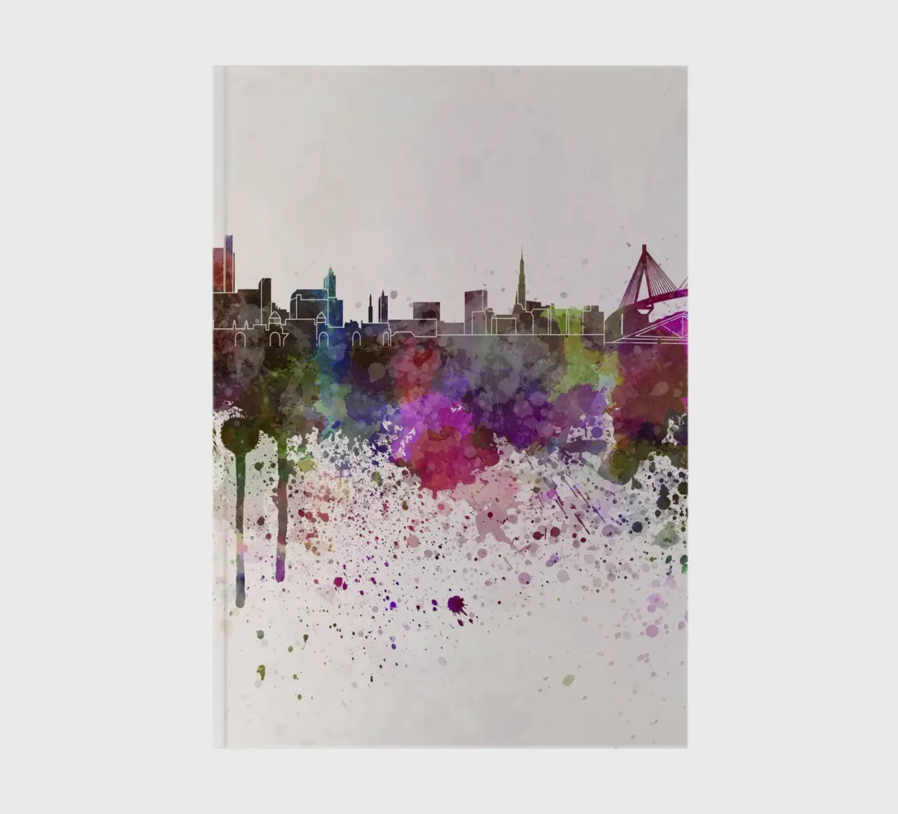 Lo skyline di Amburgo diario da 🎨 Point and Art