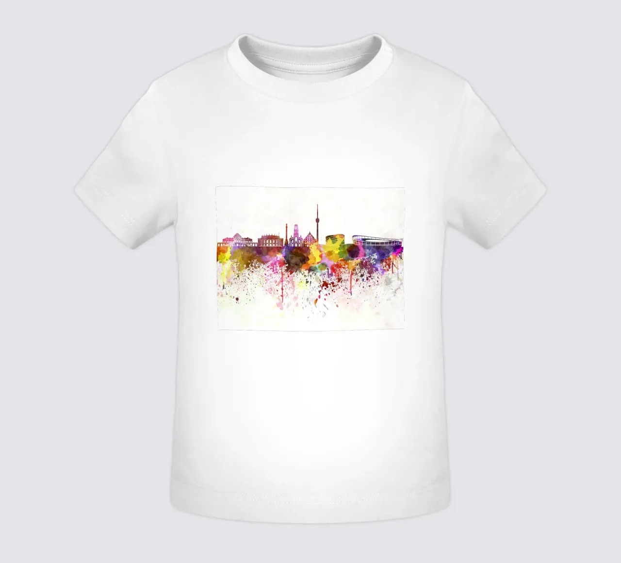 Lo skyline di Stoccarda maglietta neonato da 🎨 Point and Art