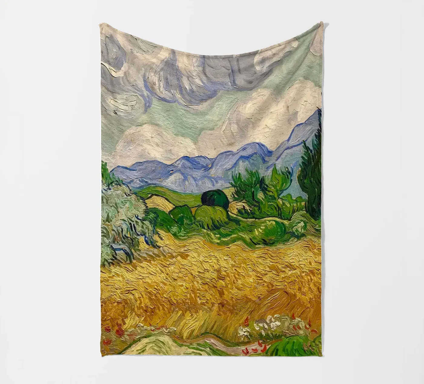 cloudscape undulating hills coperta in pile da cloud shop