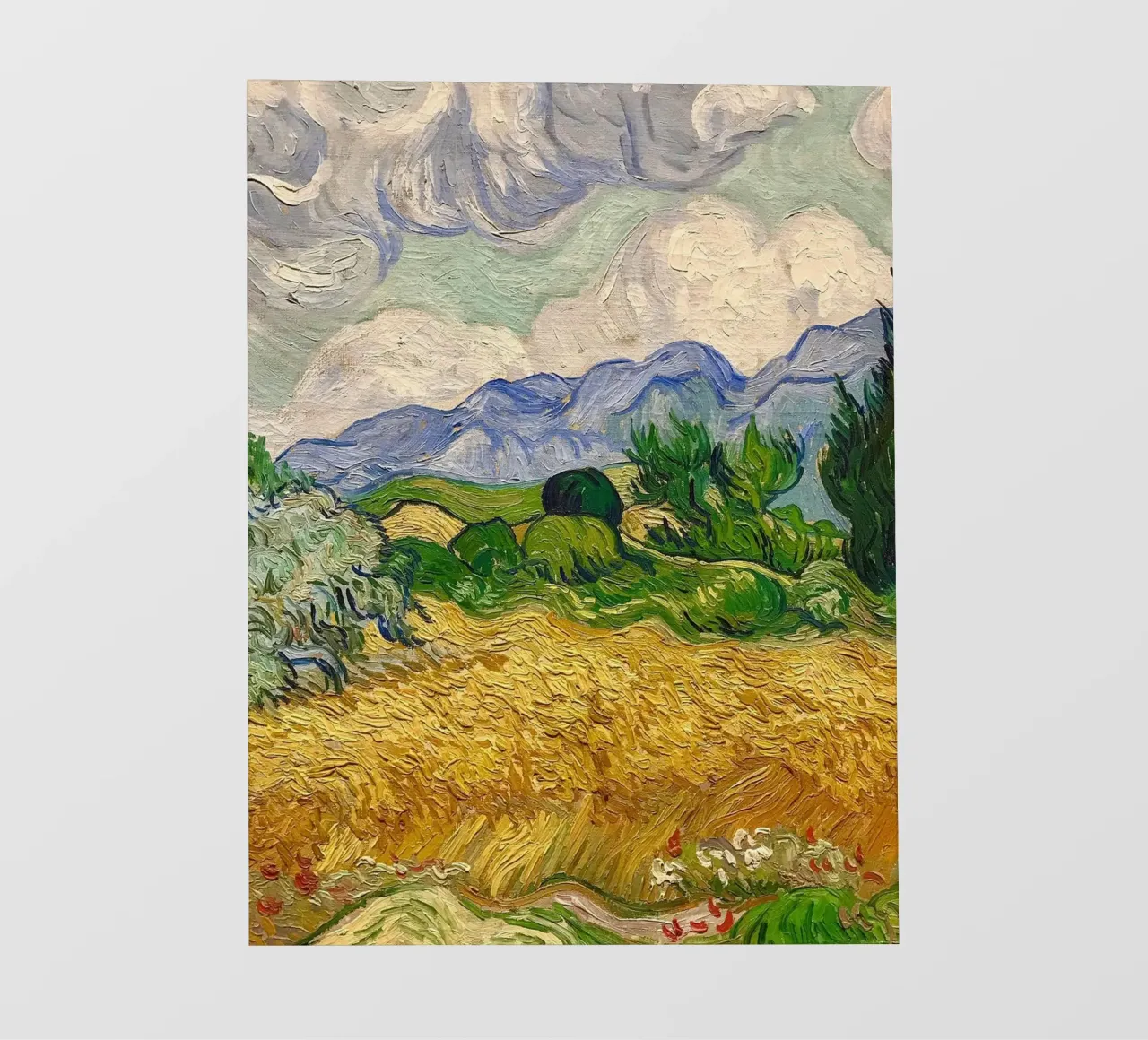 paesaggio nuvoloso colline ondulate pellicola backlit da cloud shop