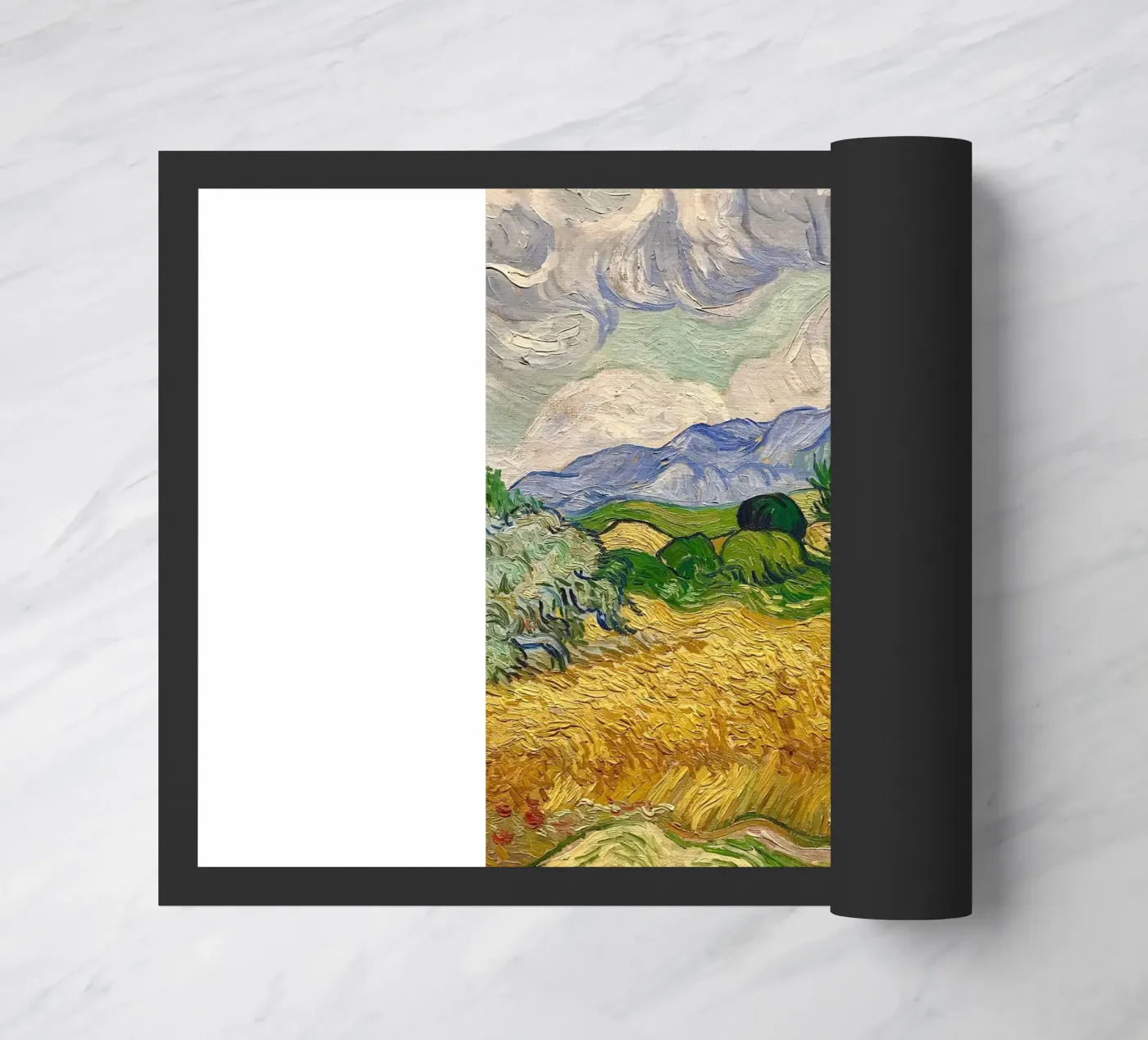 cloudscape undulating hills doormat by cloud shop