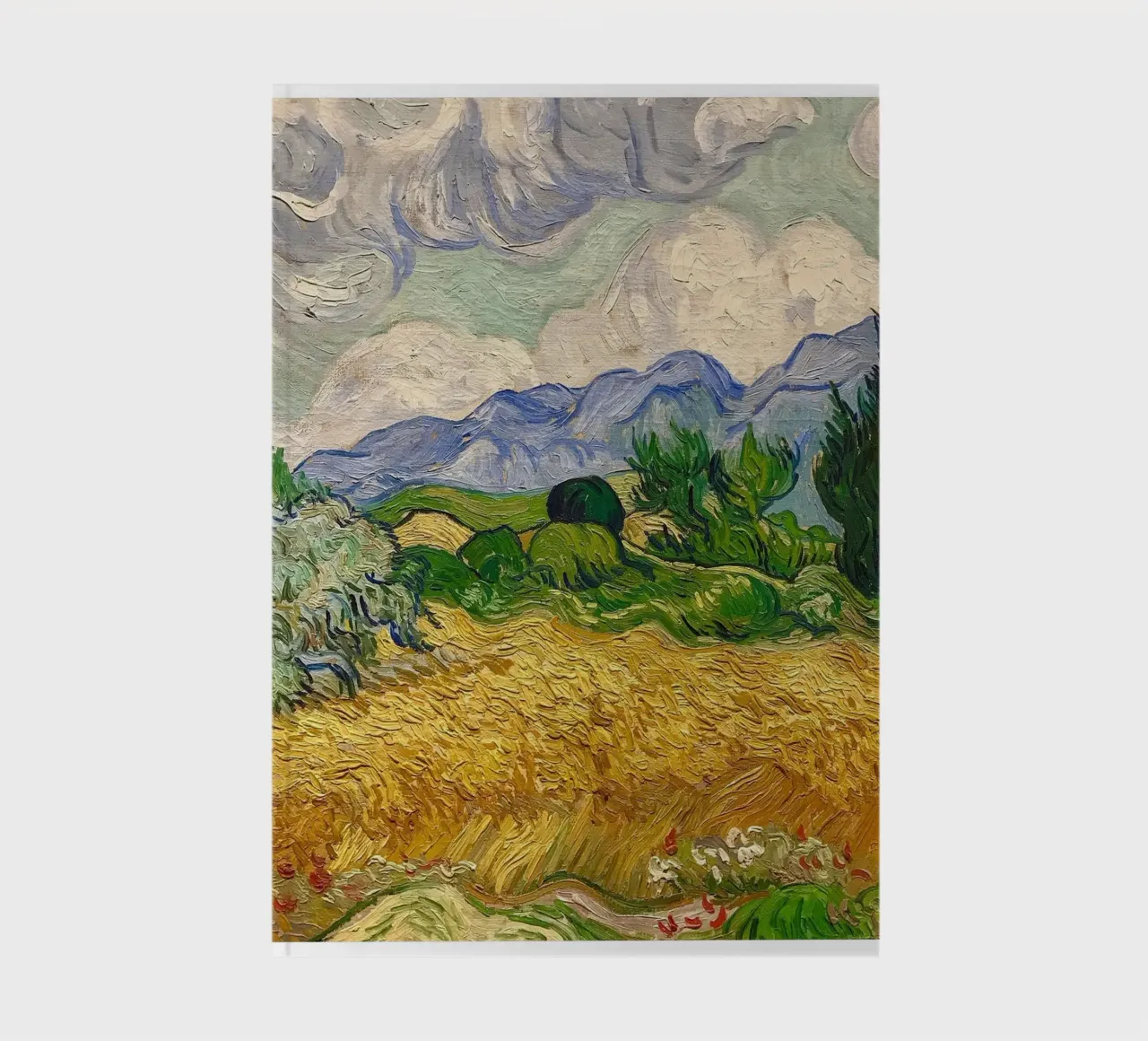 cloudscape undulating hills notebook by cloud shop