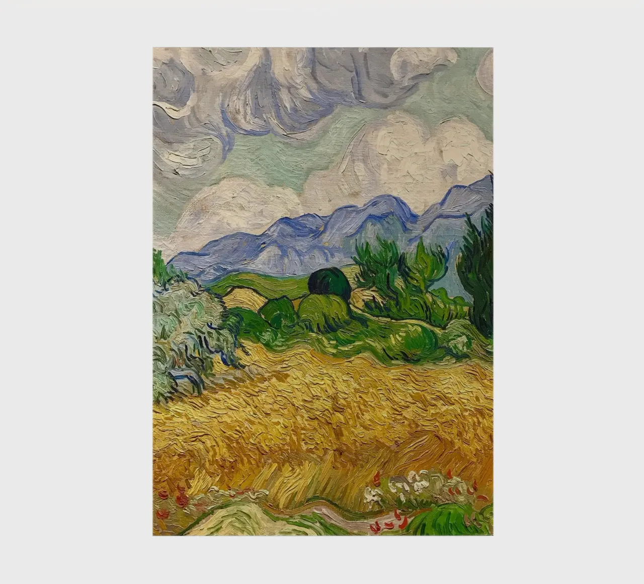 cloudscape undulating hills notebook by cloud shop