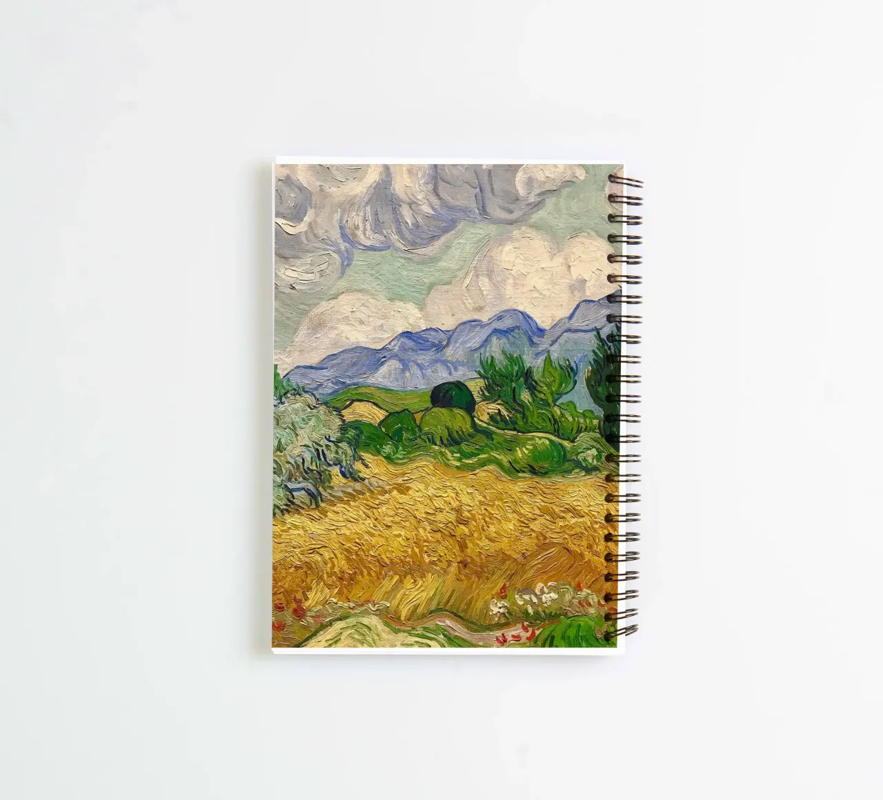 cloudscape undulating hills spiral notebook by cloud shop