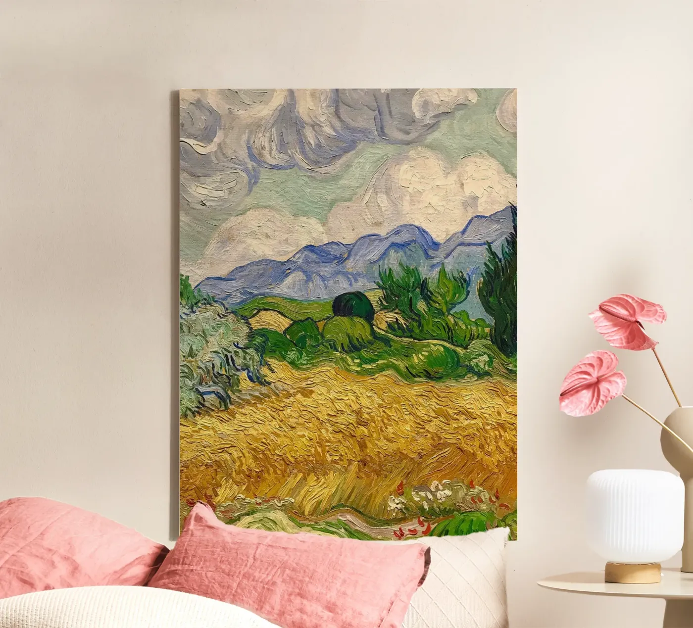 paesaggio nuvoloso colline ondulate tela da cloud shop