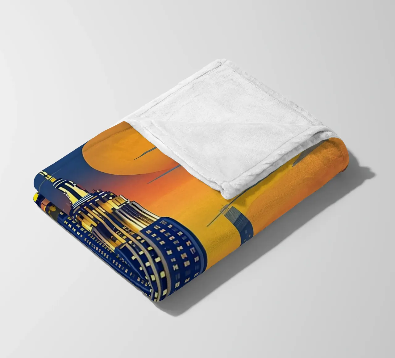Skyline di New York Art Deco coperta in pile da 🥝 KIWI STORE