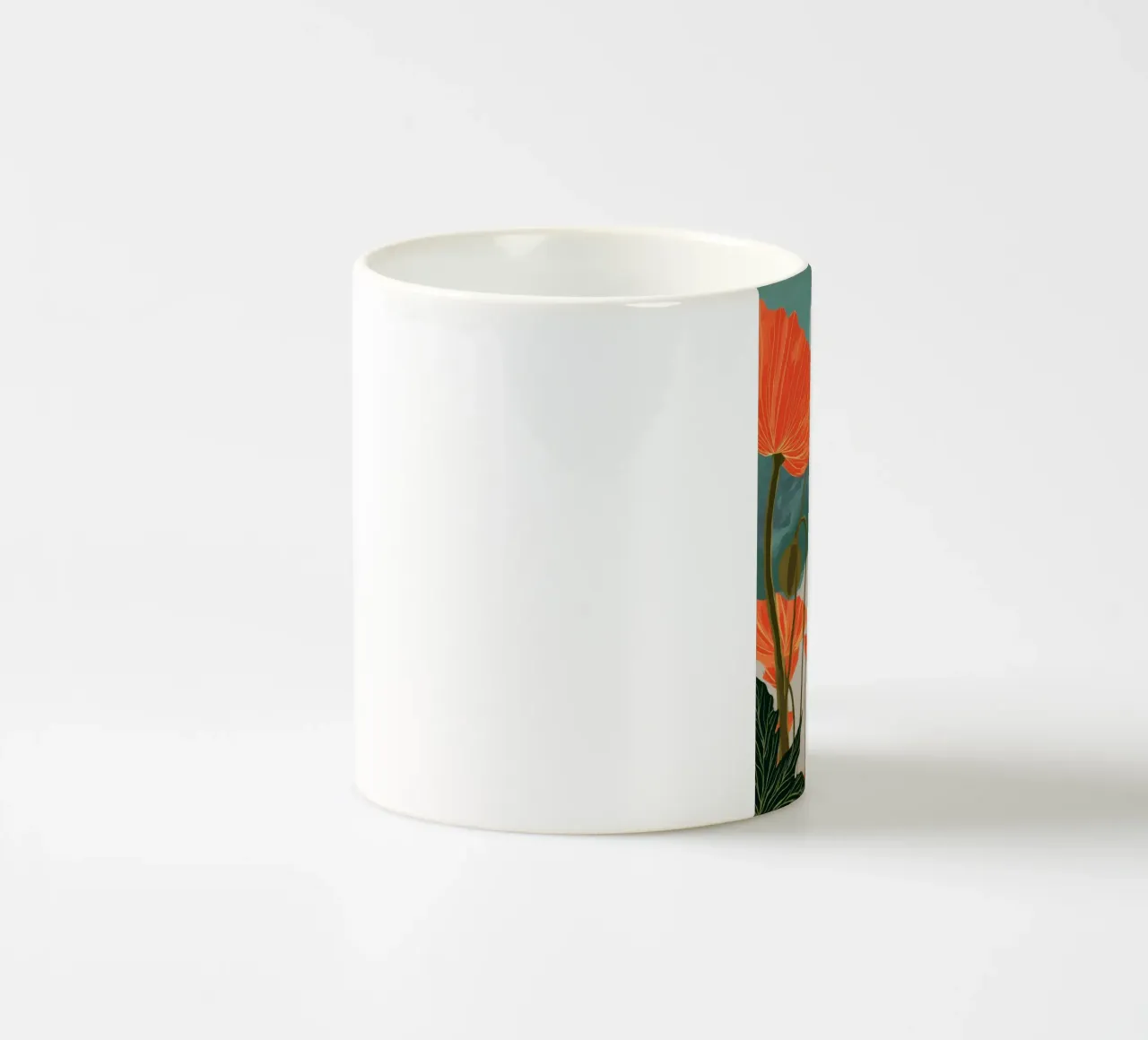 Moonlight in the Poppy Forest tazza in ceramica da Clara August
