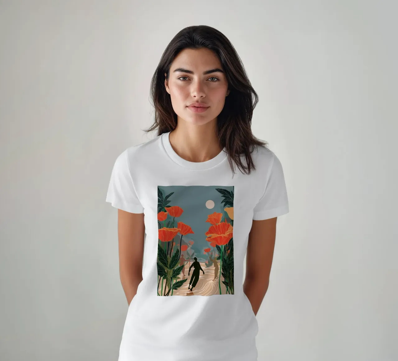 The Flowers Remember Us t-shirt da Clara August