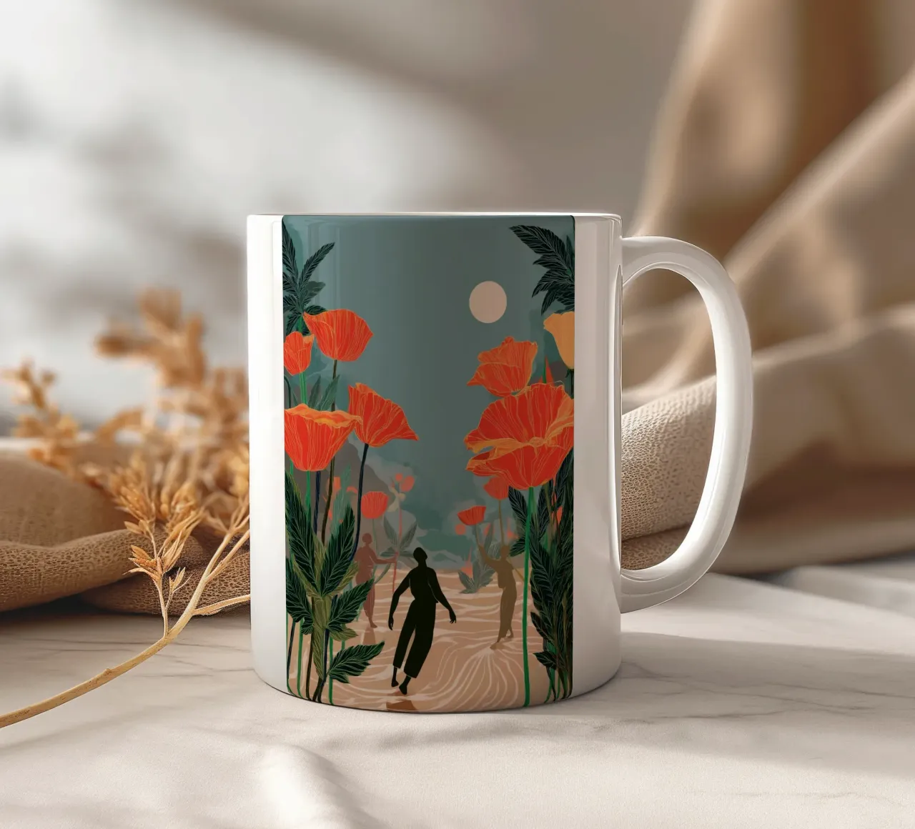 The Flowers Remember Us tazza in ceramica da Clara August