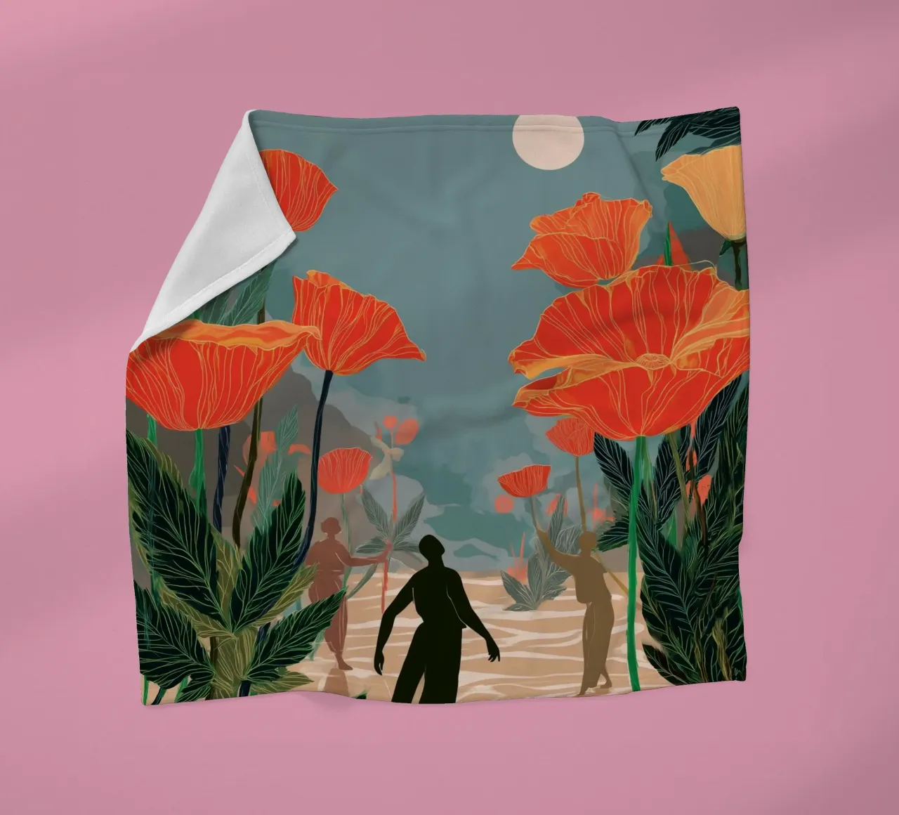 The Flowers Remember Us coperta in pile da Clara August