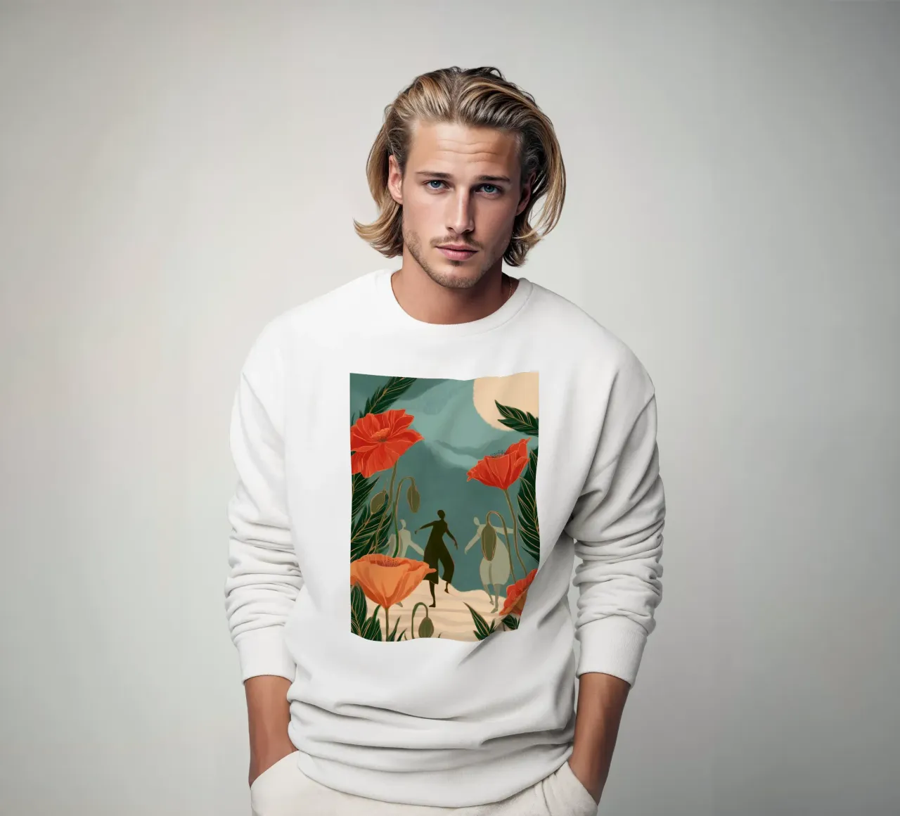 The Way We Moved Through Flowers felpa da Clara August