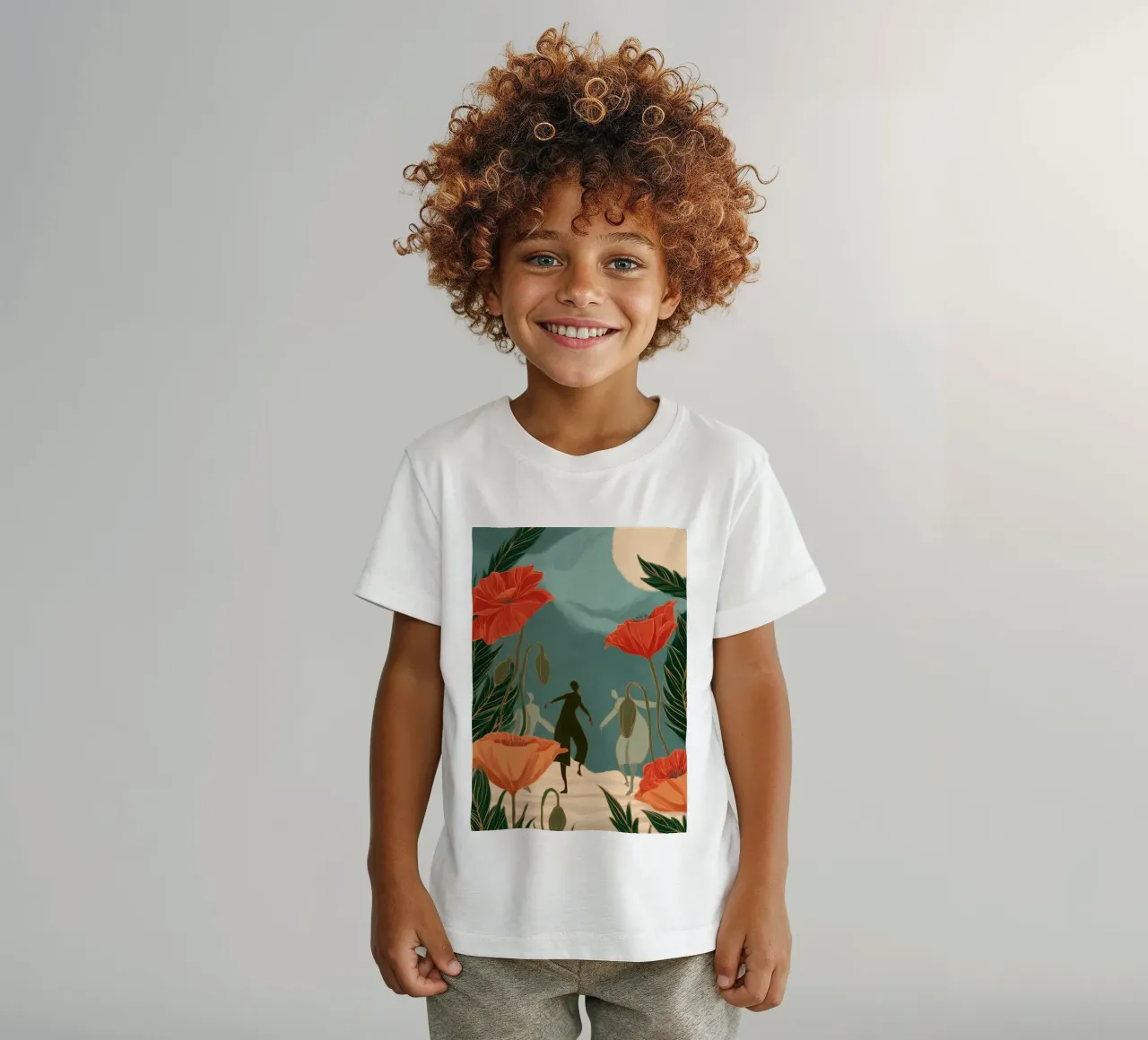 The Way We Moved Through Flowers t-shirt bambini da Clara August