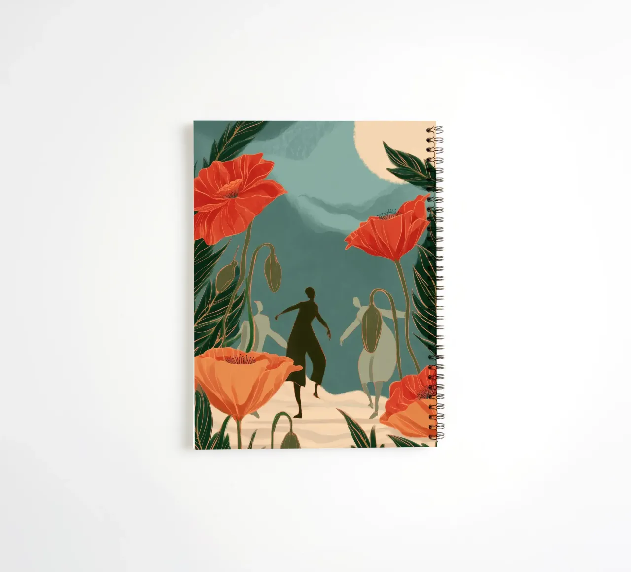 The Way We Moved Through Flowers diario ad anelli da Clara August