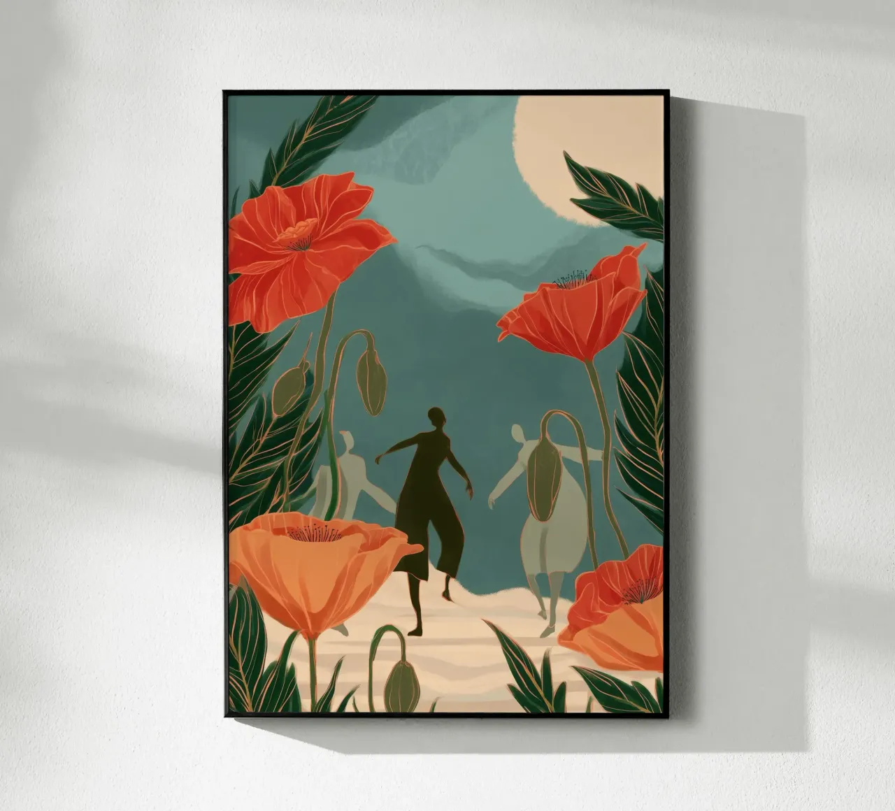 The Way We Moved Through Flowers plexiglass da Clara August