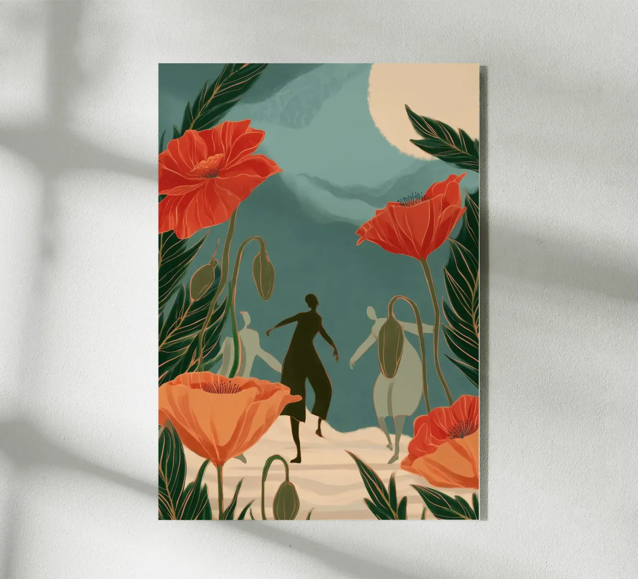 The Way We Moved Through Flowers plexiglass da Clara August