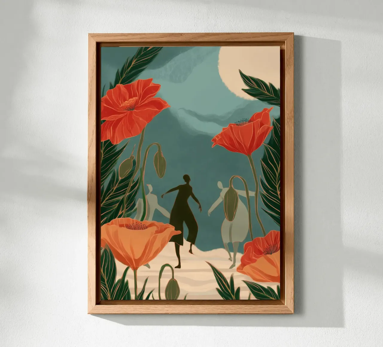 The Way We Moved Through Flowers alluminio dibond da Clara August