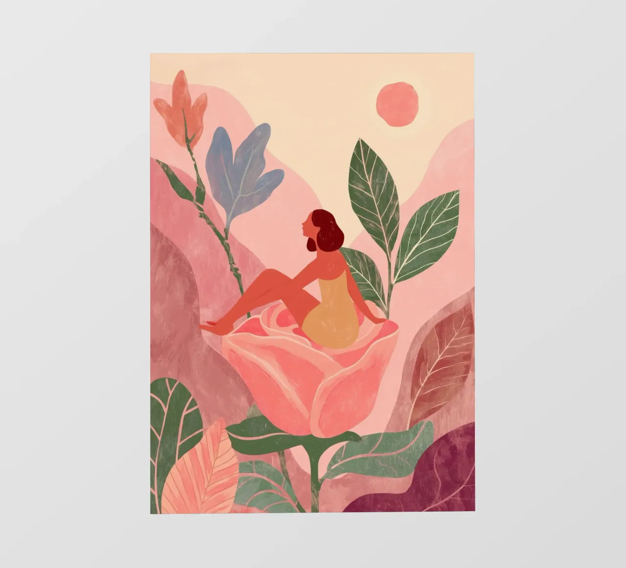 She Grew Herself a Garden telo in pvc da Clara August